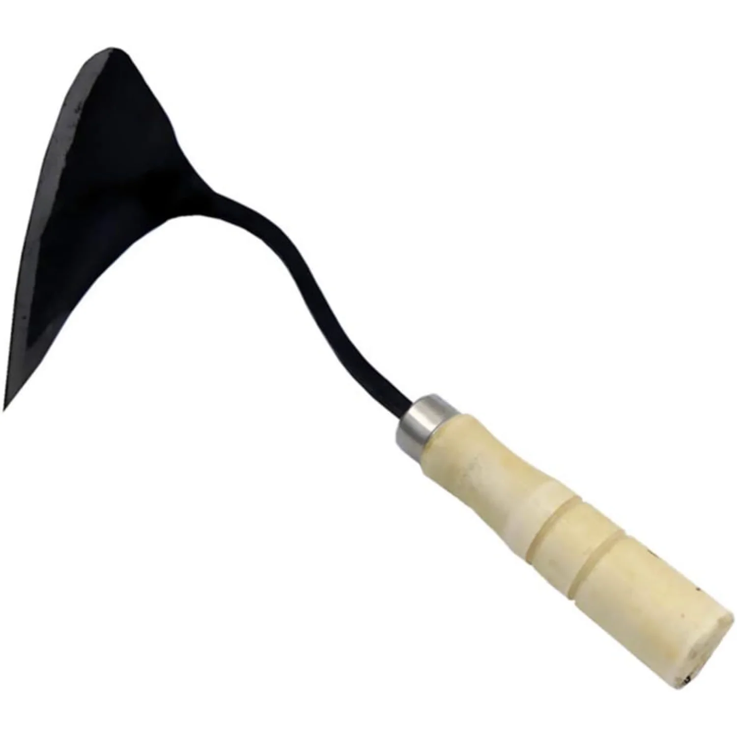 

Wooden Gardening Hoe Hand Hoe Garden Tool Seeding Harvesting Hoe Grass Weeding Hand Tool for Garden Farm Lawns