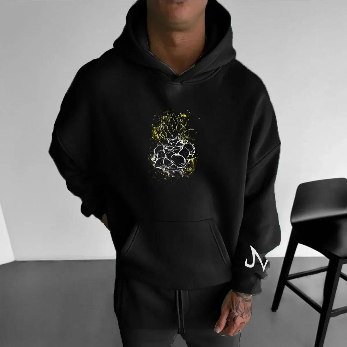 Dragon ball tendência explosão majin buu gráfico hoodie das mulheres dos homens primavera outono anime streetwear moletom casual unisex roupas