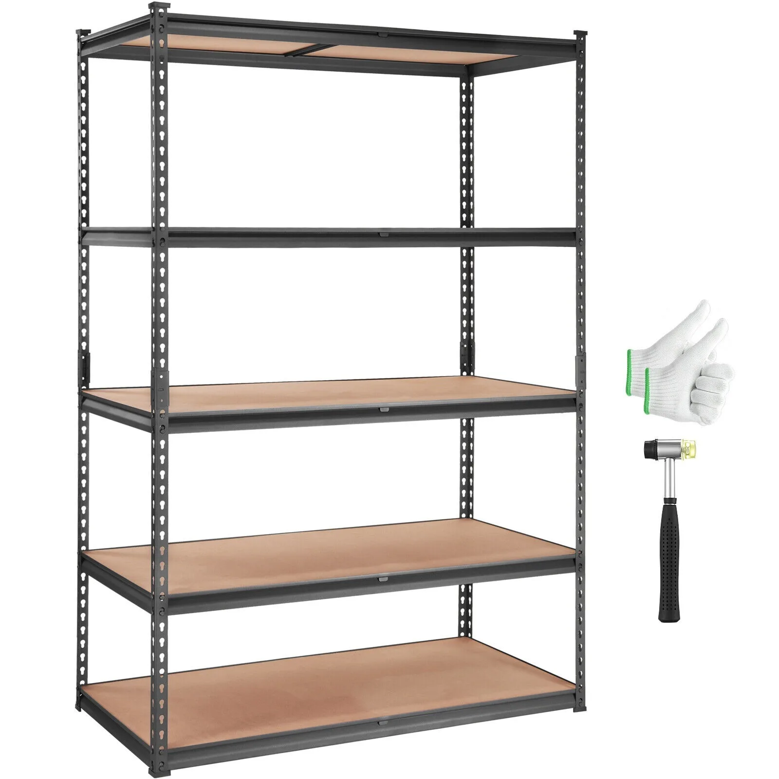 US Storage Shelving Unit Garage Storage Rack 5-Tier Adjustable 2000 lbs Load