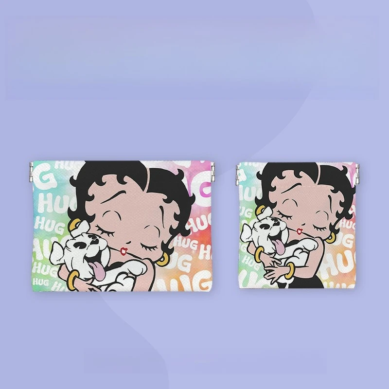 Betty Boop storage bag creative and stylish with anime cartoon prints cute and girly large capacity portable cable storage bag view 5