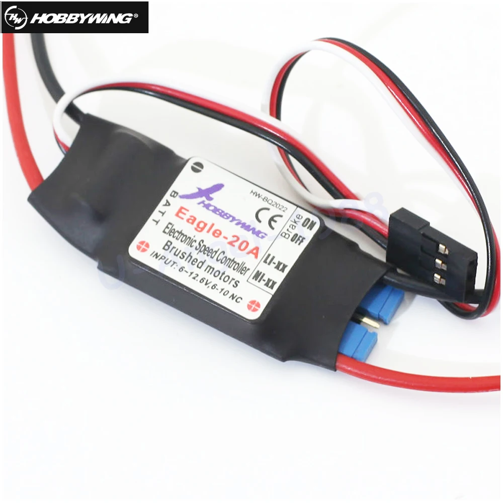 Hobbywing Eagle 20A Brushed ESC For RC Airplane Plane Motor