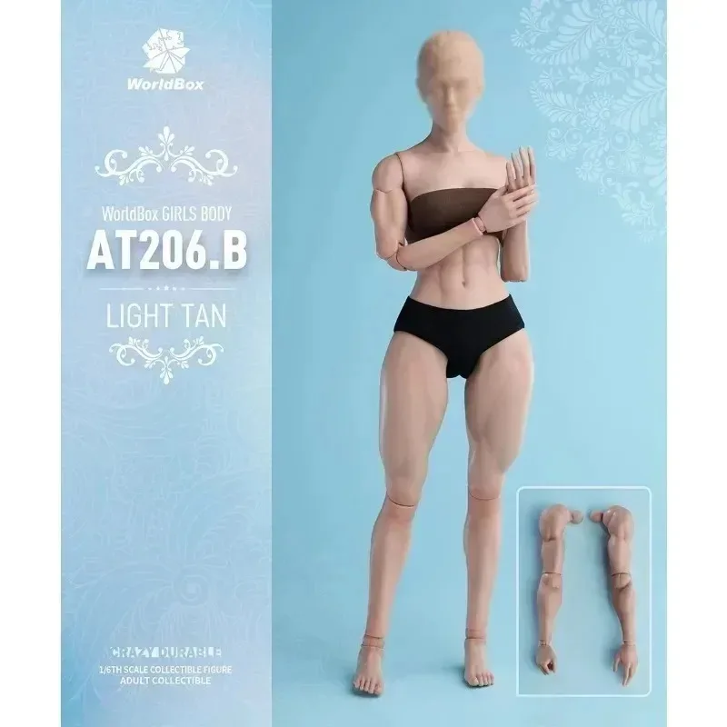 Worldbox AT206 1/6 Scale Female Action Figure Muscle Joint Pale