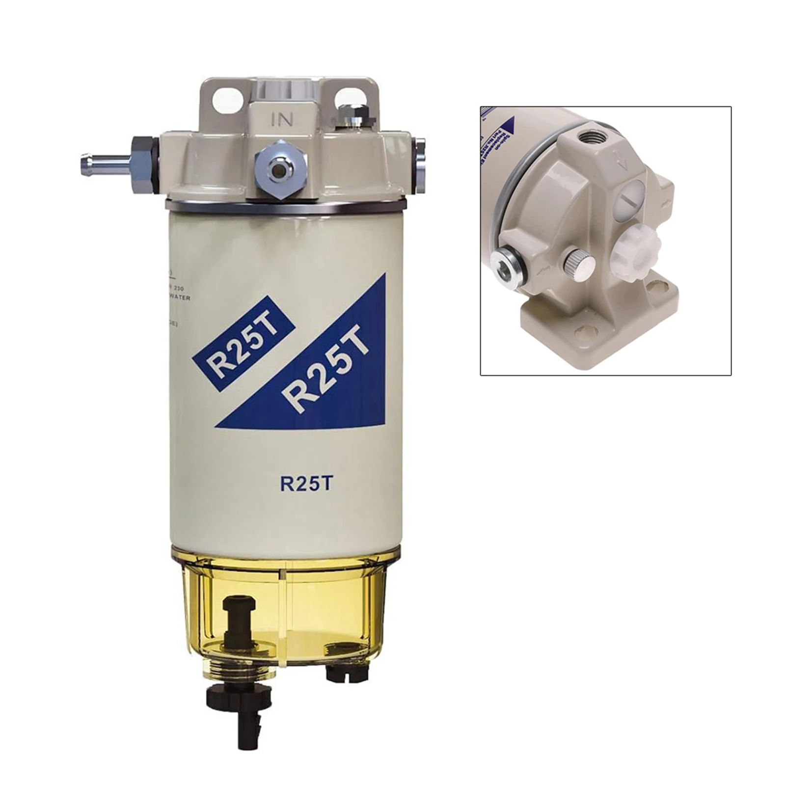 R25T Fuel Filter Water Separator Assembly For 245R Series Assembly 10 Micron