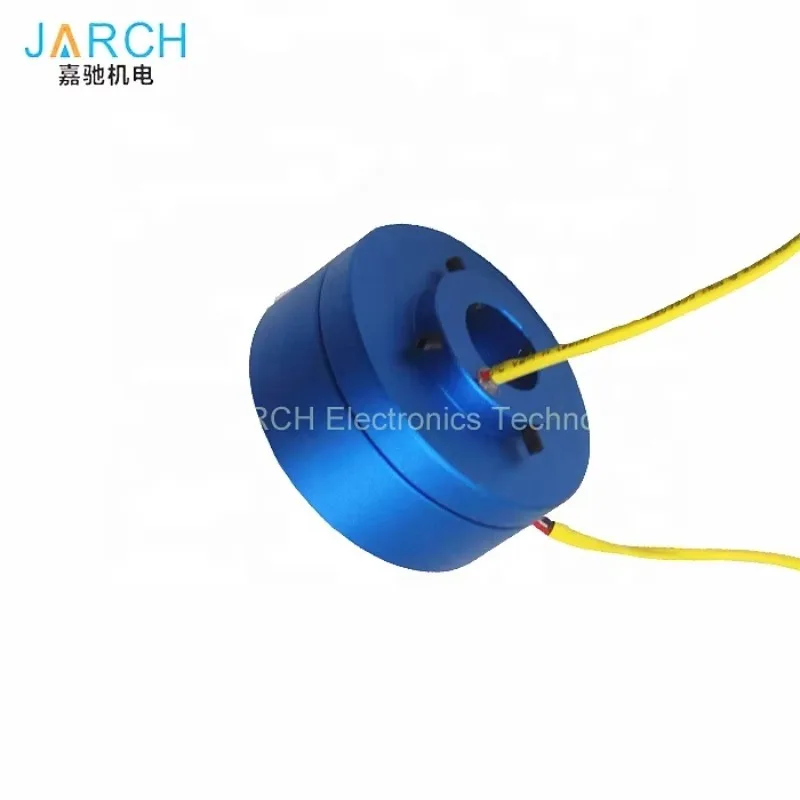 Through Hole Size 3mm-70mm Flat PCB Pancake Slip Ring Flange Connector