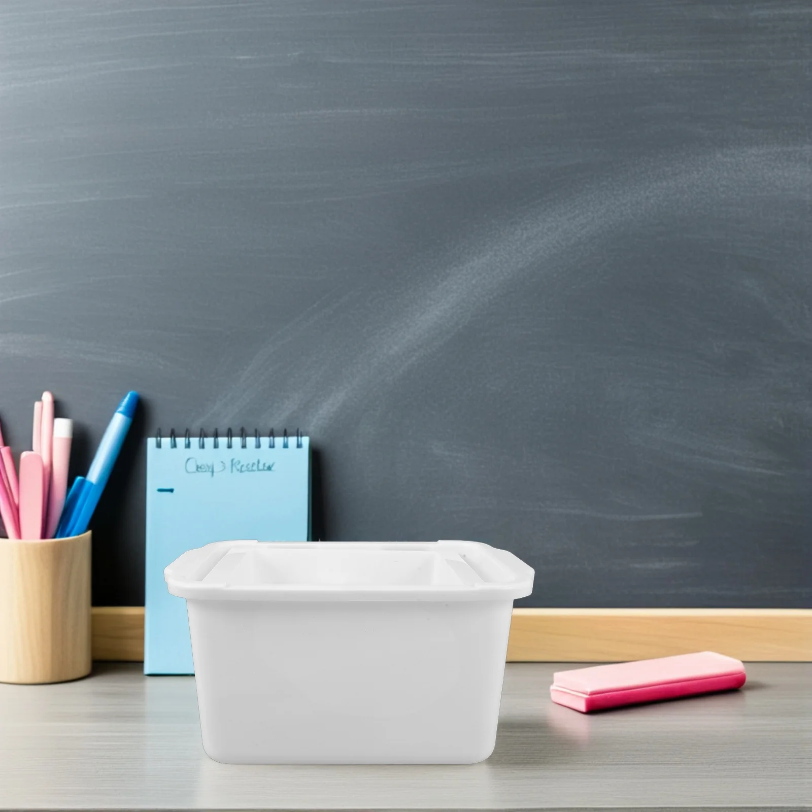 

Blackboard Eraser Cleaning Box Fast Drainage Hanging Mount For Classroom Rectangular Chalkboard Wipe Container