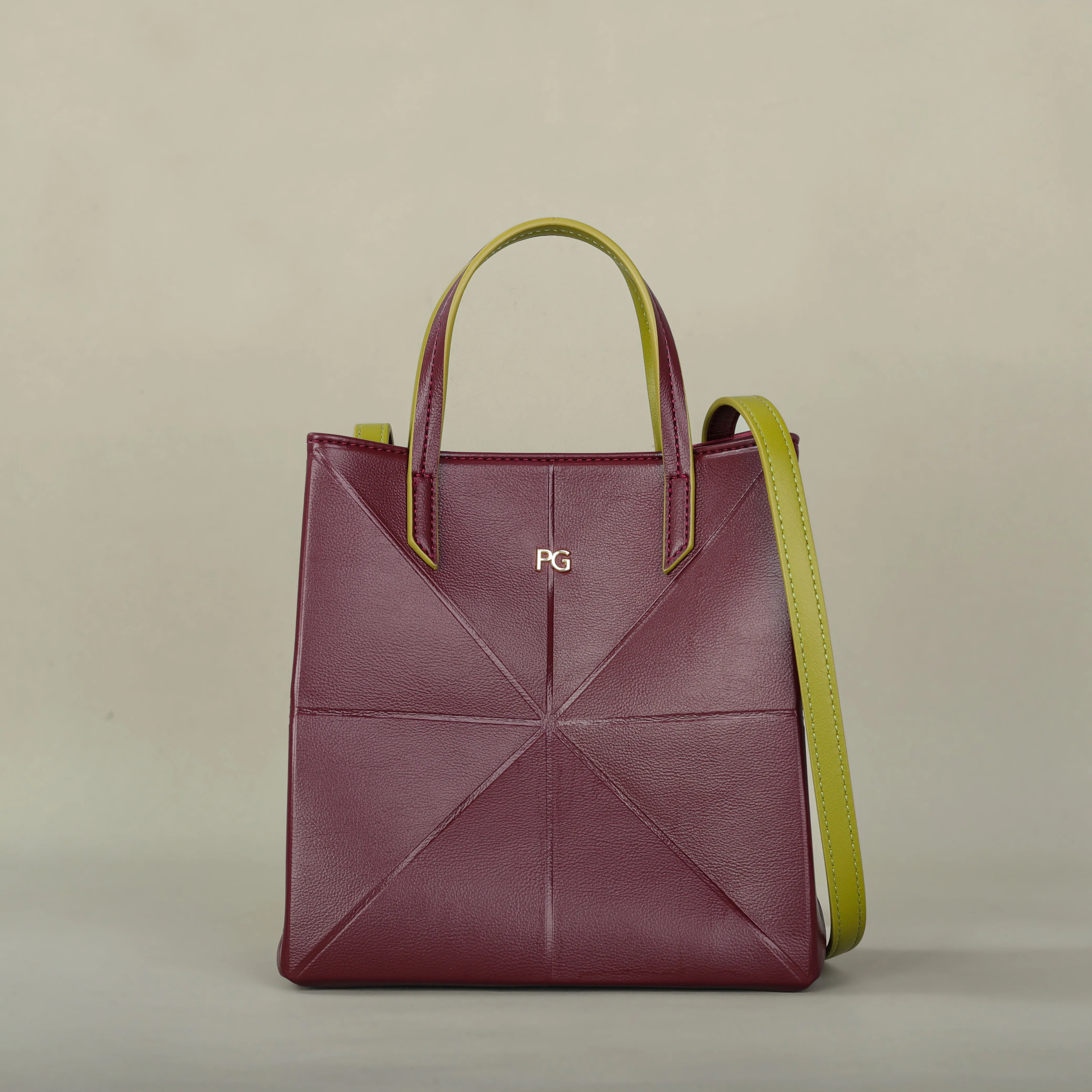 PG Cross shoulder or single shoulder classic simple yet fashionable foldable design women\'s handbag