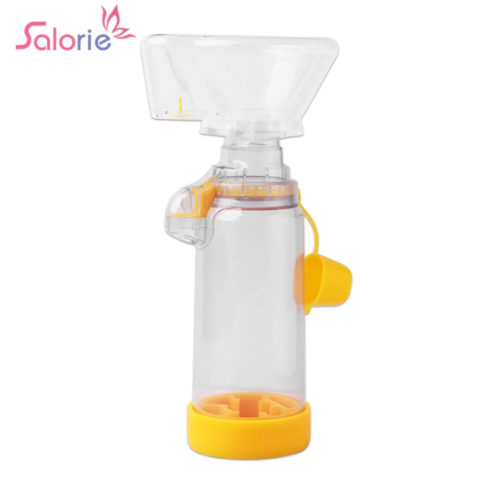 For Baby Adults Children Asthma Inhale Chamber Automizer Spacer Mist Storage Compressor Nebulizer Tank Aerochamber with Mask Cup