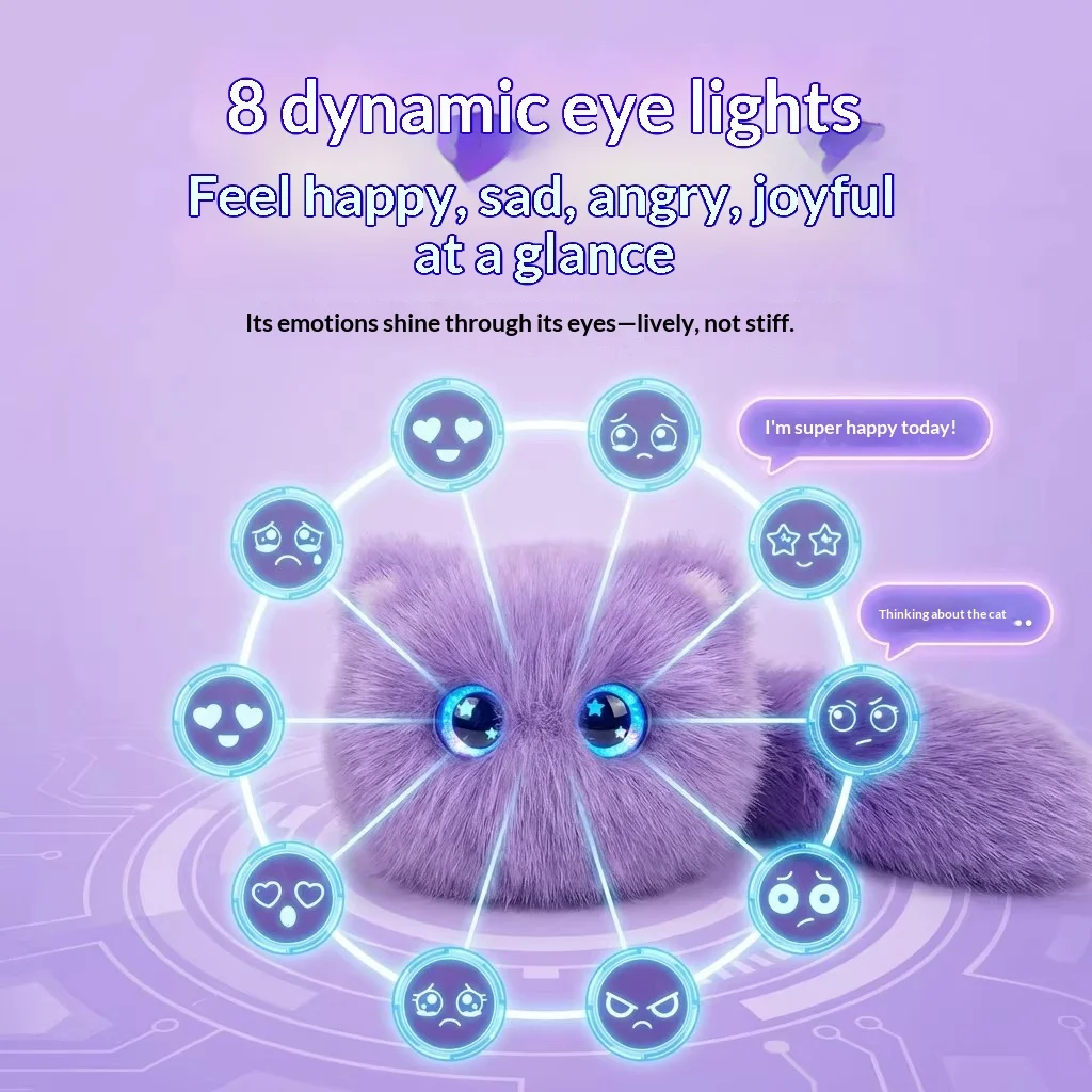 Picture 4: Intelligent Chaowan CAT Smart Robot Companion Robot Touch Bionic Interaction Emotional Companionship Wireless Intelligence Gifts