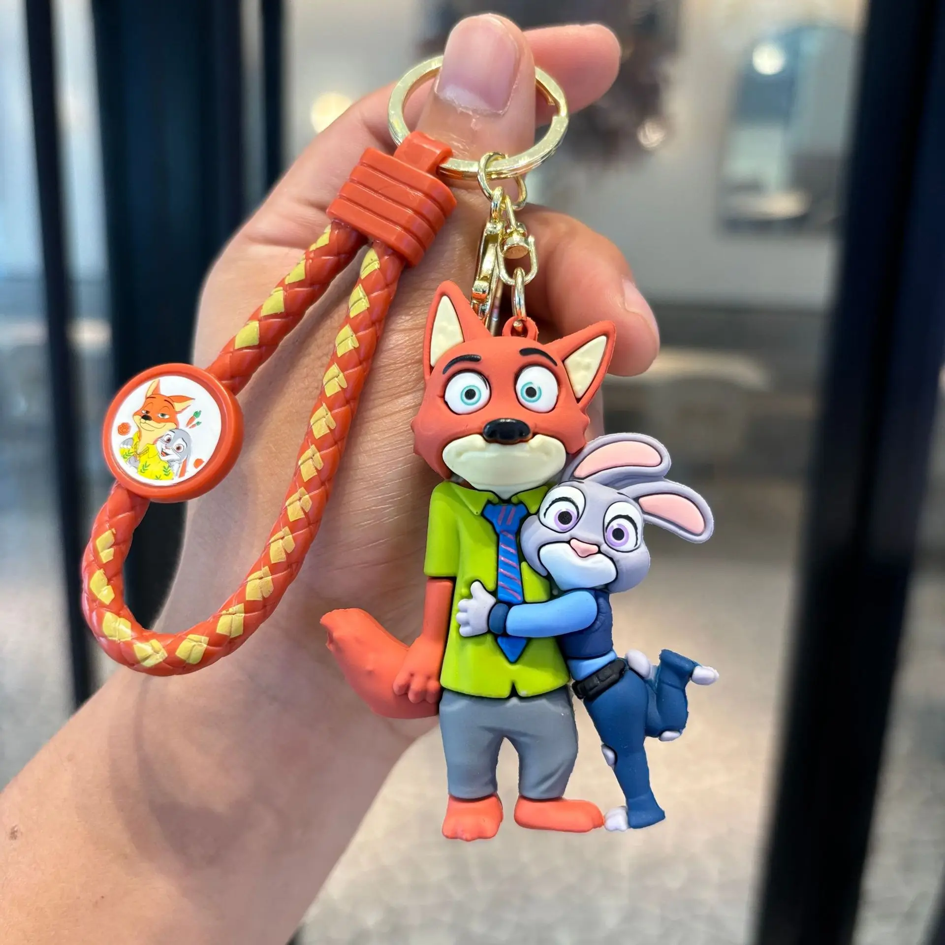 Akcesoria Transgraniczne breloczki Zootopia, uroczy brelok Judy Nick, ozdoba do torebek męskich i damskich