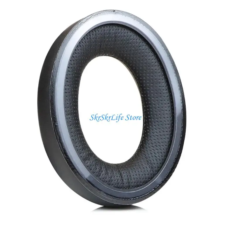 Papaderos cuero proteínas reemplazo E65E Pads para orejas para auriculares HD620 Cojines orejera