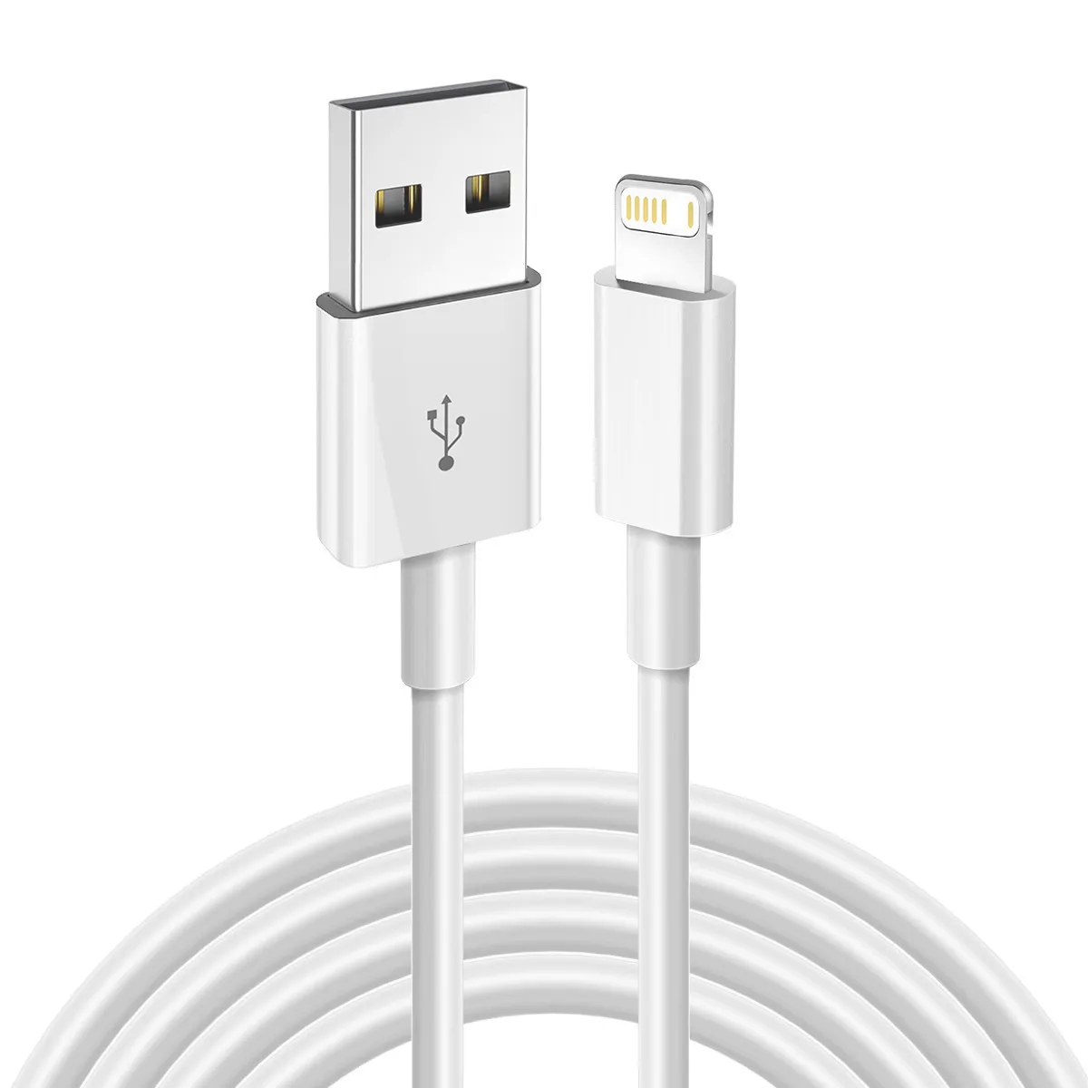 3A USB Cable Fast Charging Data Sync Cord for iPhone 14/13/12/11 Pro Max/XR 6s/7/8 Plus 3ft/6ft Lead Mobile Phone Charger Wire