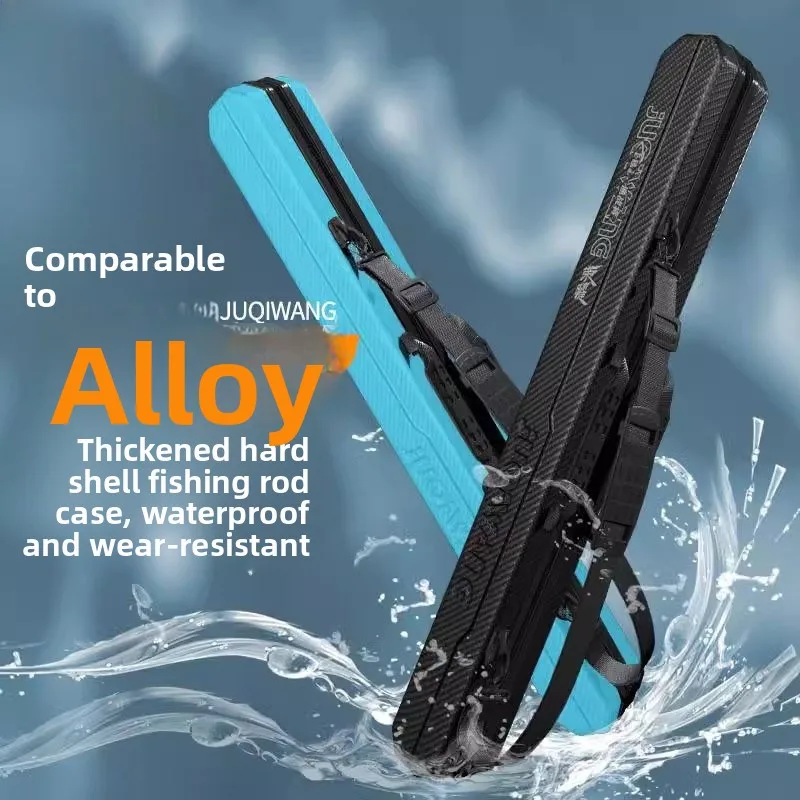 

Новая жесткая сумка для удочек 2025 года, большая вместительная сумка для рыболовного снаряжения, водонепроницаемая, легкая, для хранения удочек