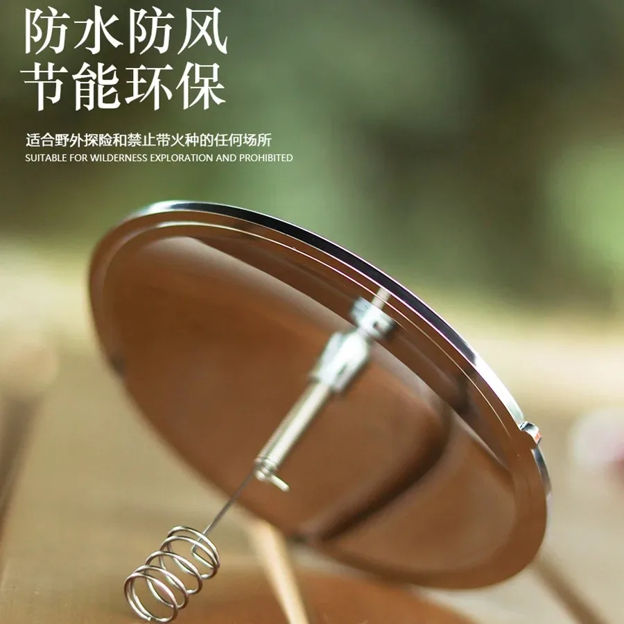 ソーラーイグナイター屋外登山キャンプ荒野サバイバルポータブルソーラーストーブファイヤーライター