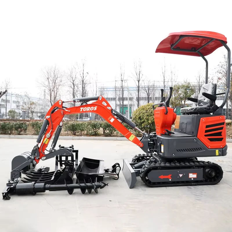 TOROS 1.8Ton Excavator Machine Garden Excavator Mini Excavator Made in China Factory Customization