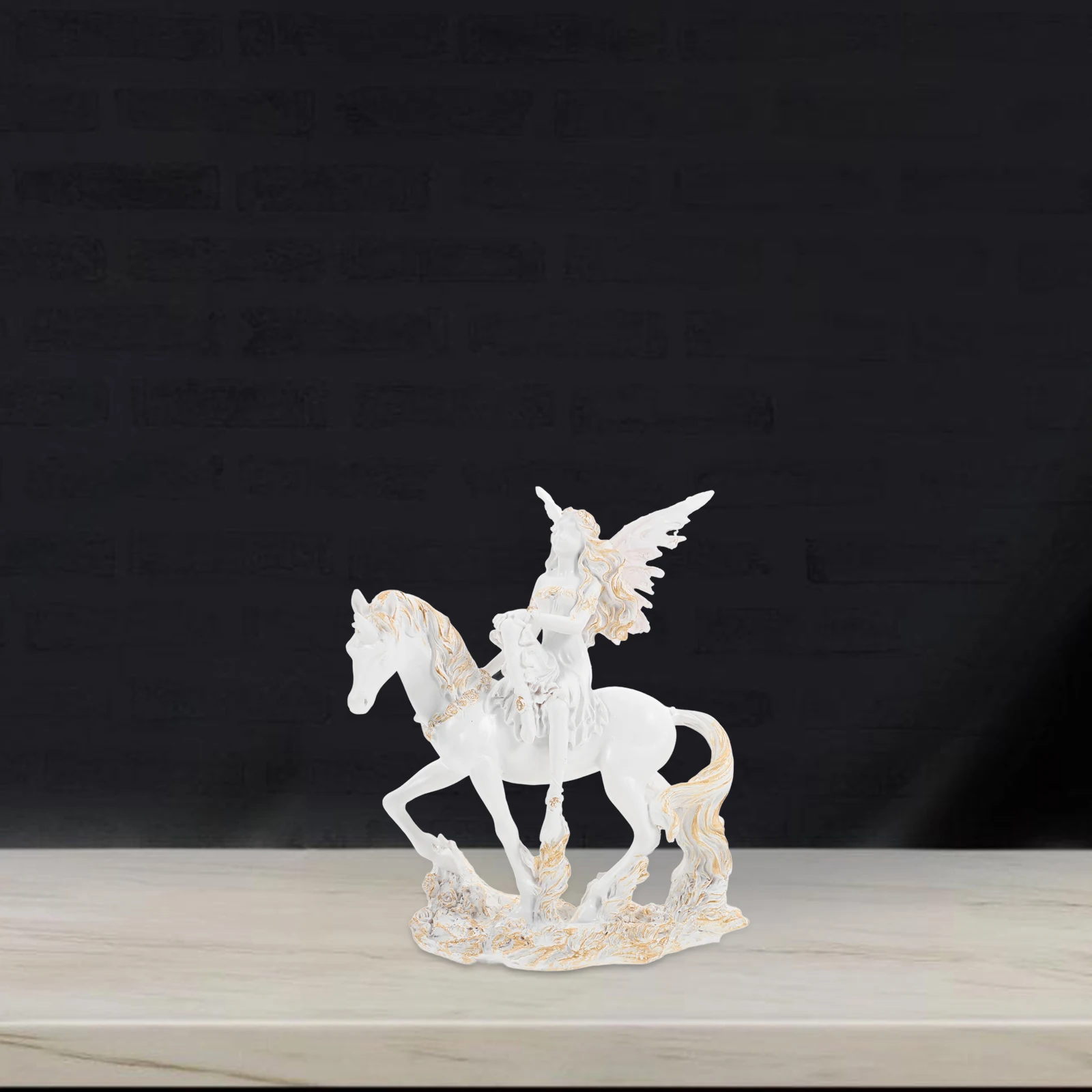

Sculpted Resin Statue Ornaments Home Decor Angel Model Angels for Decorations Child