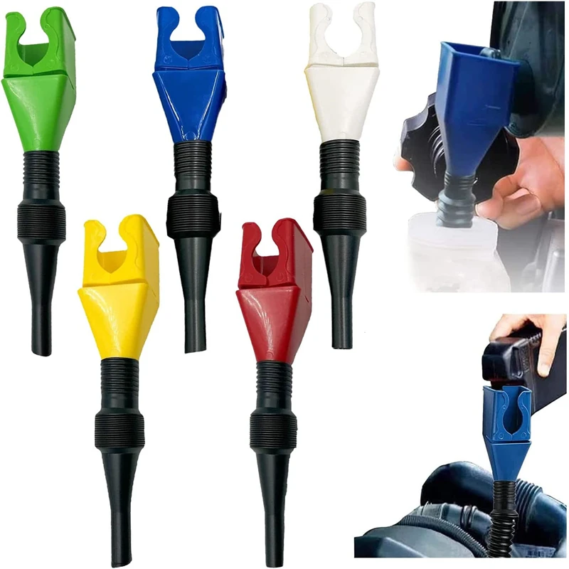 Plastic Funnel Retractable Car Motorcycle Refueling Gasoline Engine Oil Funnel Filter Portable Folding Telescopic Hose Funnel