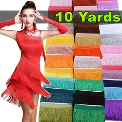 New 10 Yards 15cm Long Tassel Fringe Lace Trim Ribbon Tassels For Curtains Dresses Fringes Sewing Trimmings Accessories Crafts