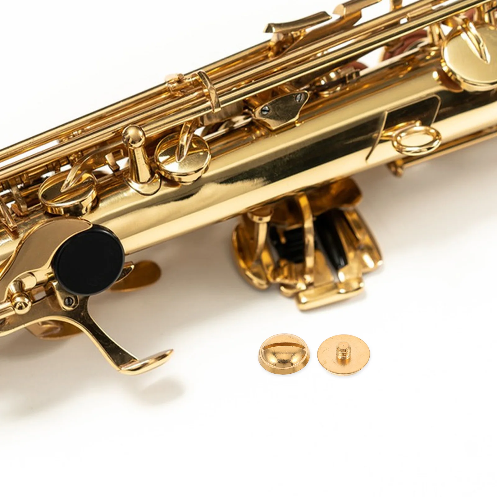 

2pcs Saxophone Thumb Rest Screw Replacement For Alto Tenor Soprano Saxophones Precision Repair Accessory Durable Metal Material