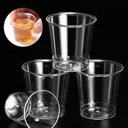 50PCS Mini Clear Plastic Disposable Party Shot Glasses Jelly Cups Tumblers Birthday Kitchen Accessories