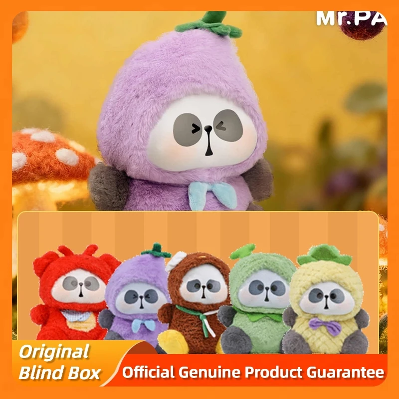 Nuevo Mr.Pa 400% caja ciega guía gastronómica serie caja misteriosa Linda figura grande de felpa de vinilo decoración de habitación de muñecas juguetes regalo para niños