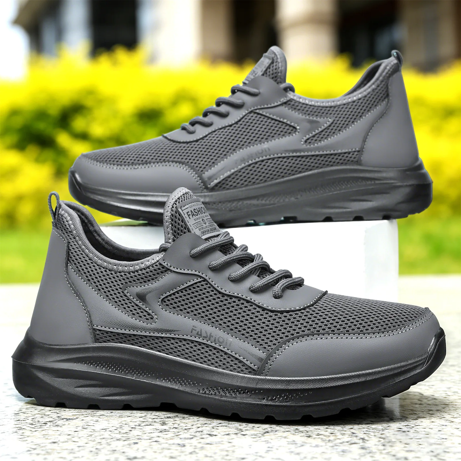Men's Shoes Versatile, 2026 Summer New Breathable Casual Shoes, Lace up Comfortable Sports Men's Shoes