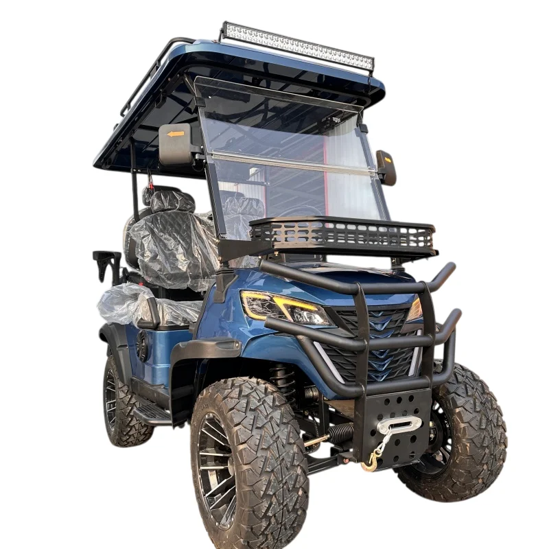 

Deluxe Edition 72V Lithium Battery Solar Golf Cart New Energy 7000W Electric Buggy Golf Carts Off Road 2 4 6 8 Seater Golf Cart