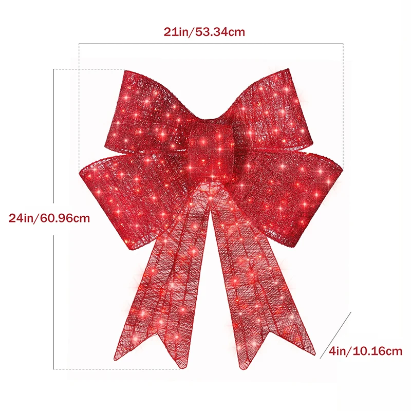 Decorações de Natal, Decoração de arco de Natal, Grandes arcos de Natal ao ar livre, arcos de Natal vêm com suporte adesivo