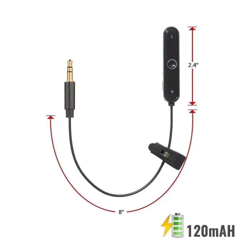 Bluetooth 5.0 Handsfree Mini Wireless Music Adapter Stereo A2DP Audio Receiver For Bang & Olufsen B&O H7 H8 H6 H9 Headphones
