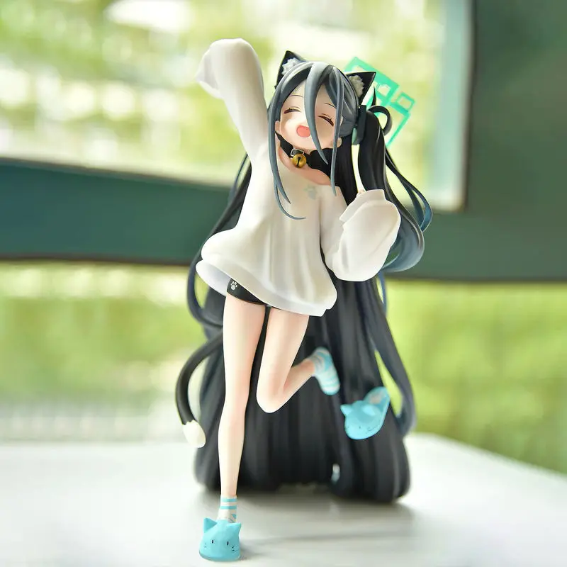

Blue Archive Tendou Alice Cute Cat Ear Pajamas Style Anime Figure Statue Desktop Decoration Otaku Gift With Premium Color Box