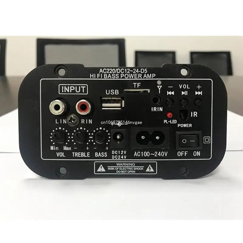 

U-disk USB Player Subwoofer Amplifier Board Bluetooth-compatible AMP FM-Radio HiFi Bass Power AMP for PC New Dropship