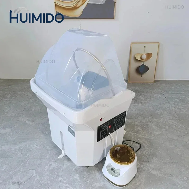 Water Tank Shampoo Wash Chair Move Steam Head Spa Water Circulation Head Hair Therapy Krzeslo Szampon Salon Equipment MQ50SC