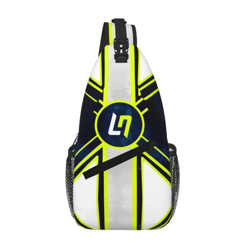 

Модные сумки-слинг L-Lando Norris для гонок на мотоциклах для путешествий, мужской рюкзак через плечо на груди, рюкзак на плечо