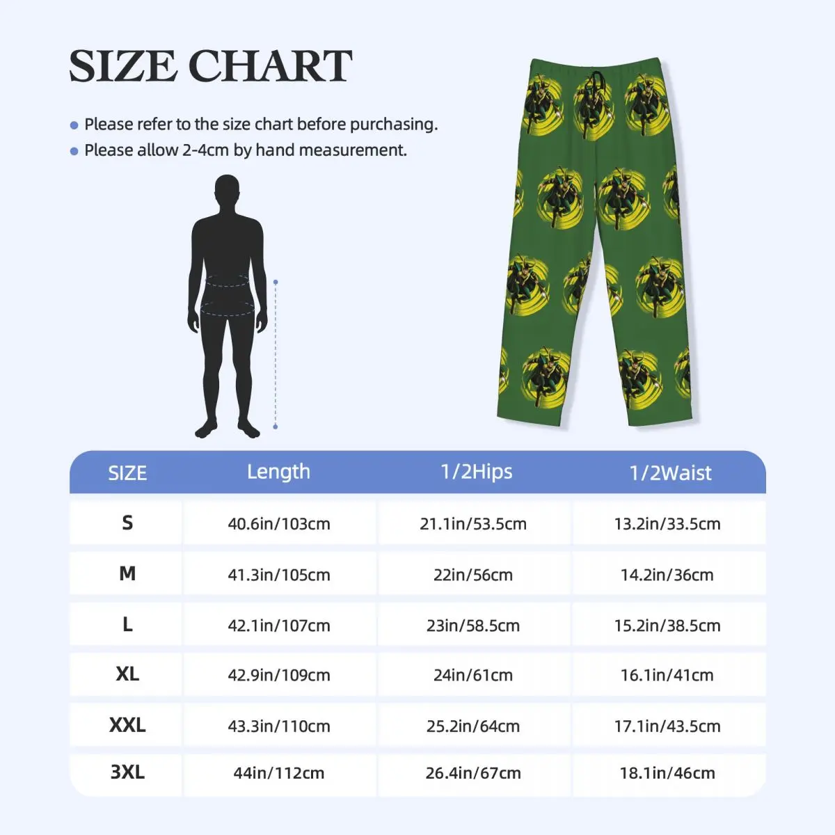 Custom Print Herren Loki Pyjamahose Super Villain Nachtwäsche Sleep Lounge Bottoms mit Taschen