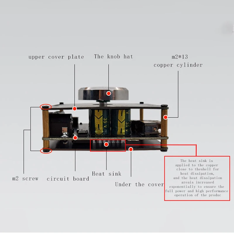 100W+100W Bluetooth 5.0 TPA3116D2 Dual Channel Class D HIFI Stereo Audio Digital Power Audio Amplifier Board Home Theater AUX