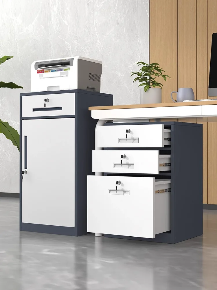 

Office Locker Drawer Cabinet with Lock Under Desk File Cabinet Household