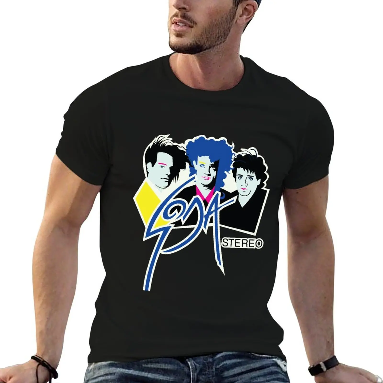 

soda Stereo T-Shirt g man t shirts for men men t shirt cotton 100% T-Shirt