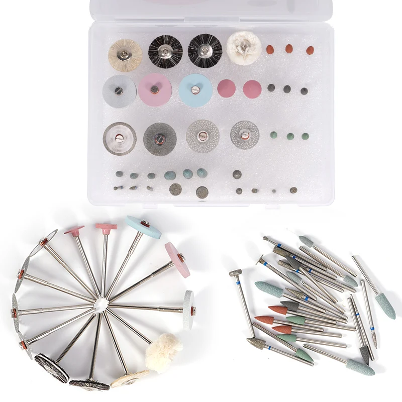 

38pcs Dental Polishing Kit For Grinding Or Polish Ceramics / Porcelain Applied to Laborary DIY Hobbies Diamond Burs Brush