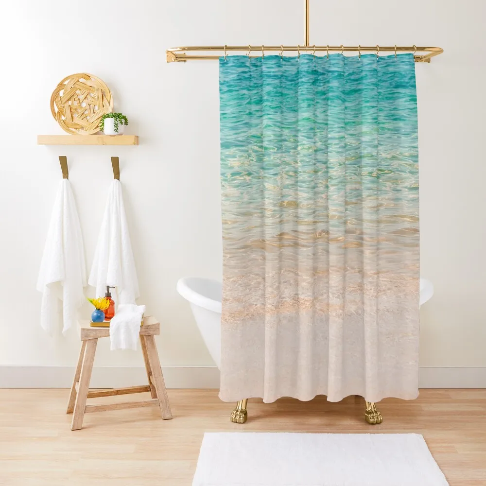 

Crystal clear water Shower Curtain For Bathroom Shower Waterproof Accessories For Shower And Services Anime Curtain