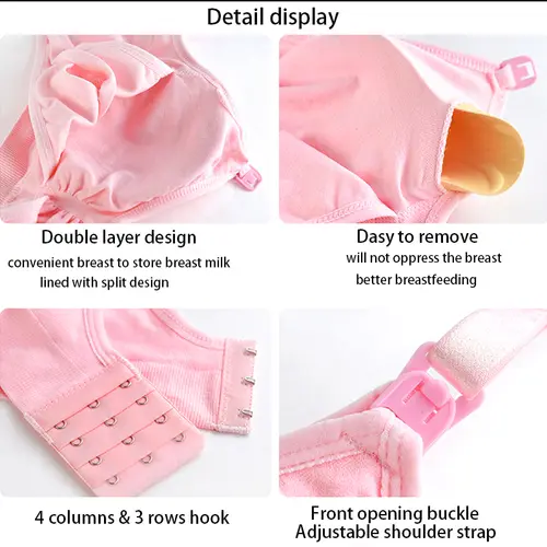 Hand Free Pumping Nursing Bra Breastfeeding Maternity Bras Women For Breast Special Underwear Pregnancy Clothes Can Wear All Day - Image 6