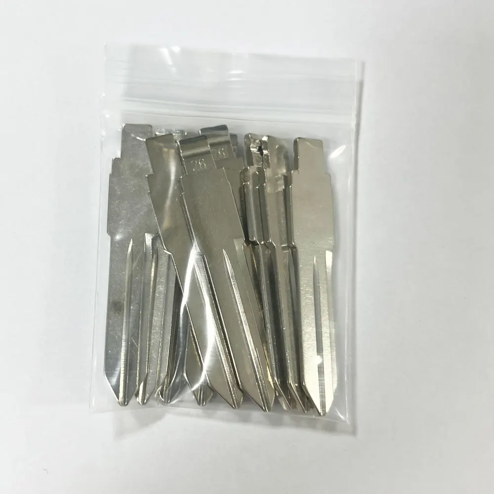 10pcs 26# Uncut Metal Key blade GM39 GM40 GM41 for Buick Chevrolet Pontiac Hummer for KD Keydiy Xhorse VVDI Remotes Universal