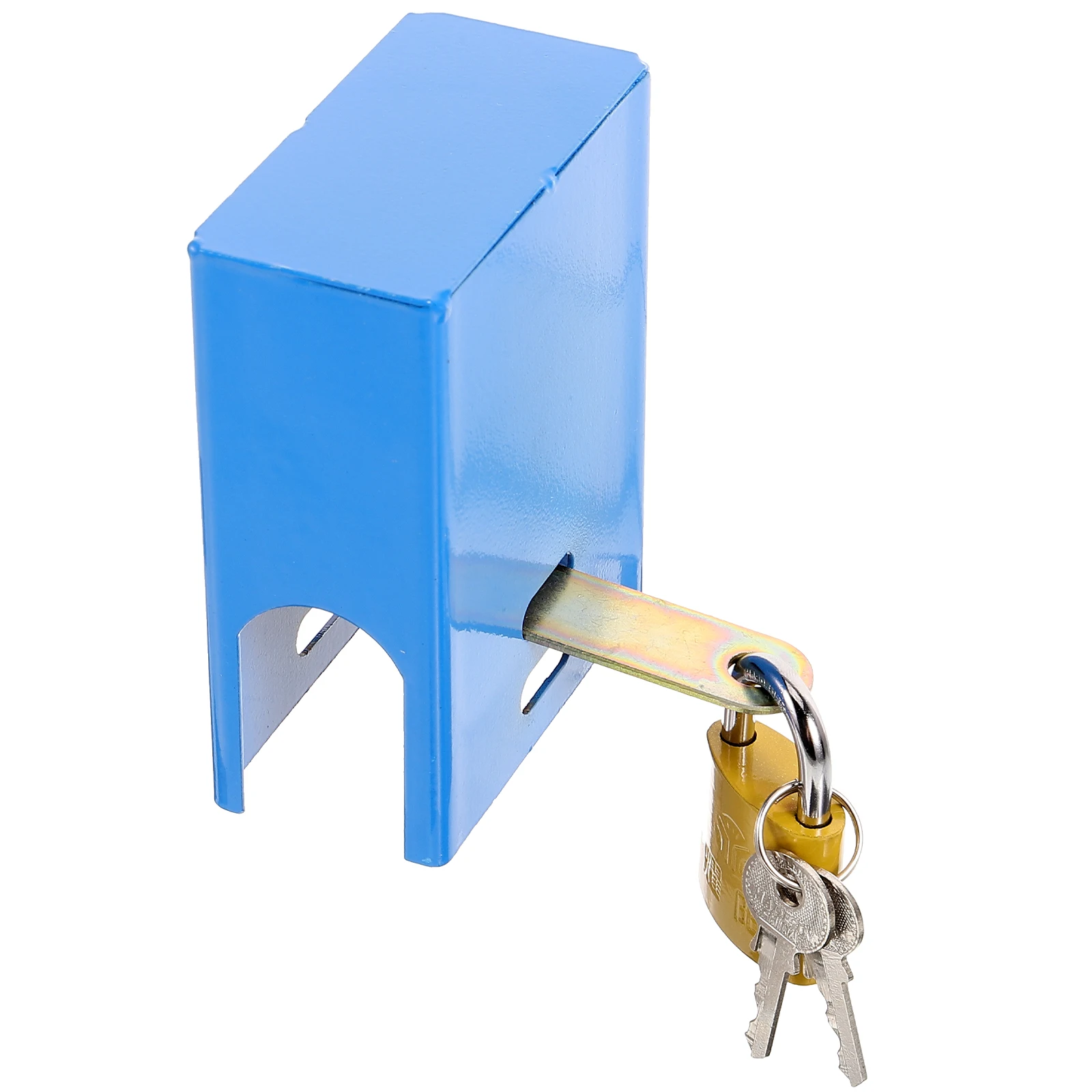 

Faucet Lock Blue Outdoor Water Spigot Protective Case Cover Covers Large Opening Design Easy Installation Garden Hose