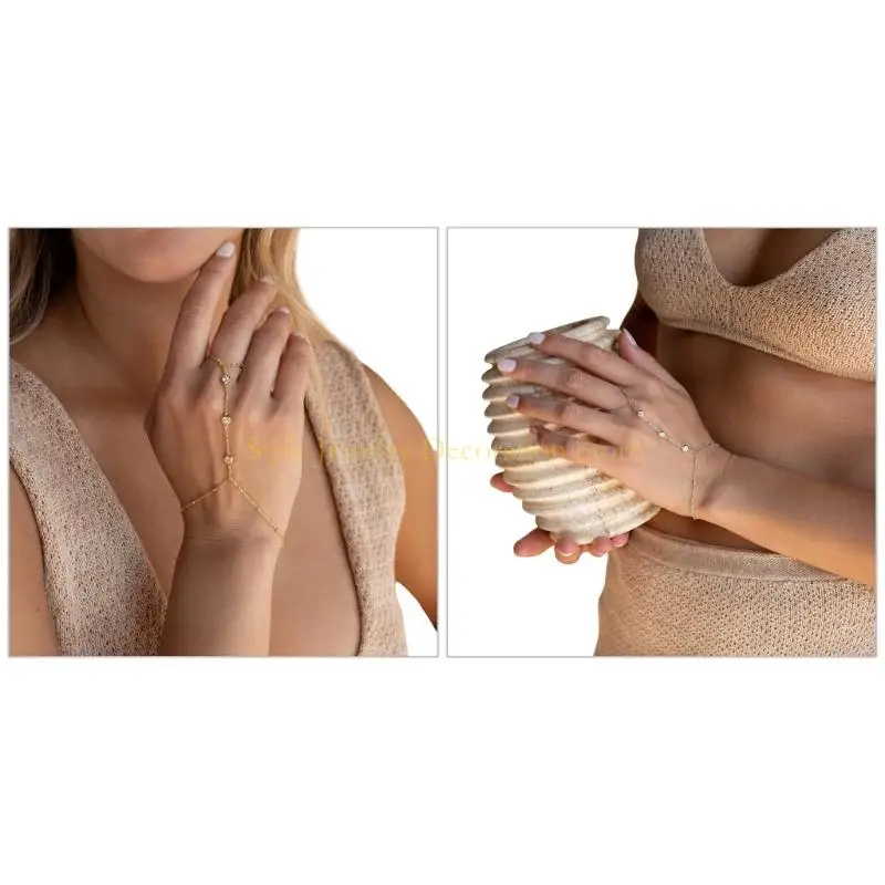 d46e-Пакет-из-2-регулируемых-браслетов-для-ручной-цирконии-с-золотом-серебристым-покрытием-для-женщин-для-женщин