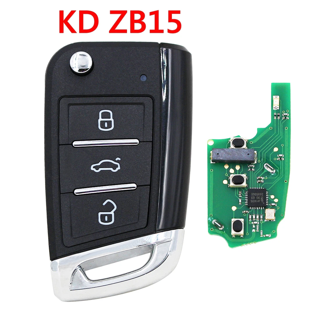 5 قطعة X KEYDIY B NB ZB سلسلة B15 NB15 ZB15 العالمي KD MQB نمط مفتاح بعيد-3 زر-ل KD900 MINIKD URG200 KD-X2