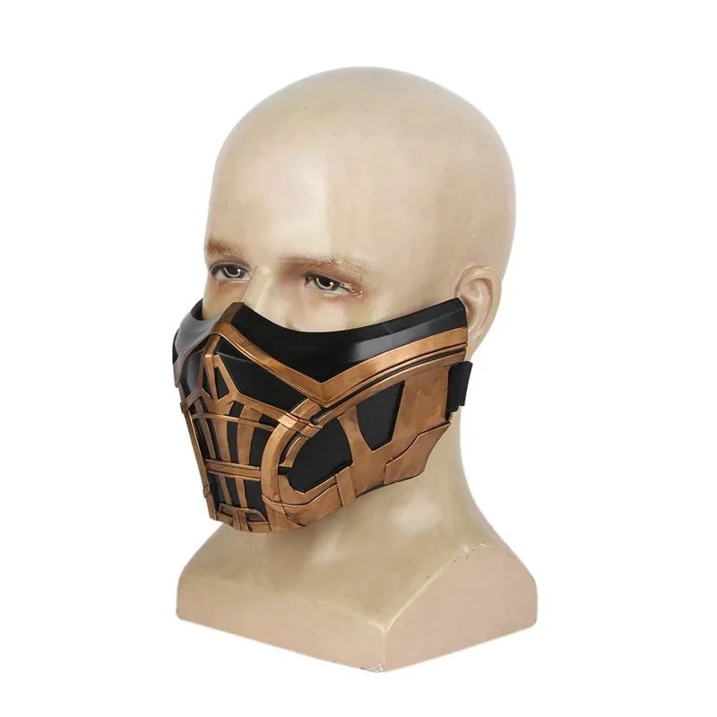 Game Mortal Kombat SCORPION Sub-Zero Mask Resin Made Sub 0 Masks Halloween Cosplay Props Newest 2024