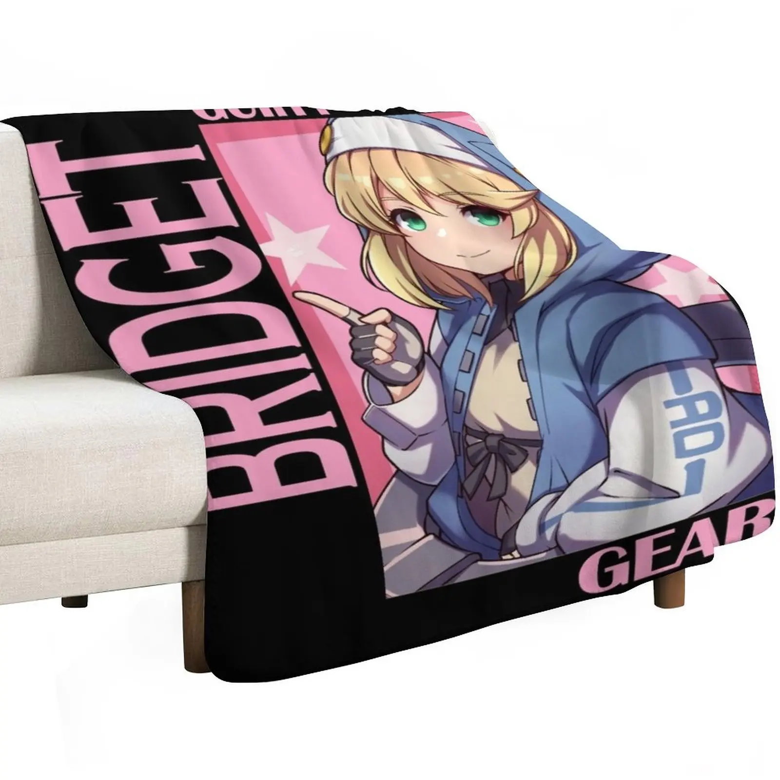 Guilty Gear Bridget Throw Blanket Decorative Sofa Travel Hairy Blankets For Bed Blankets
