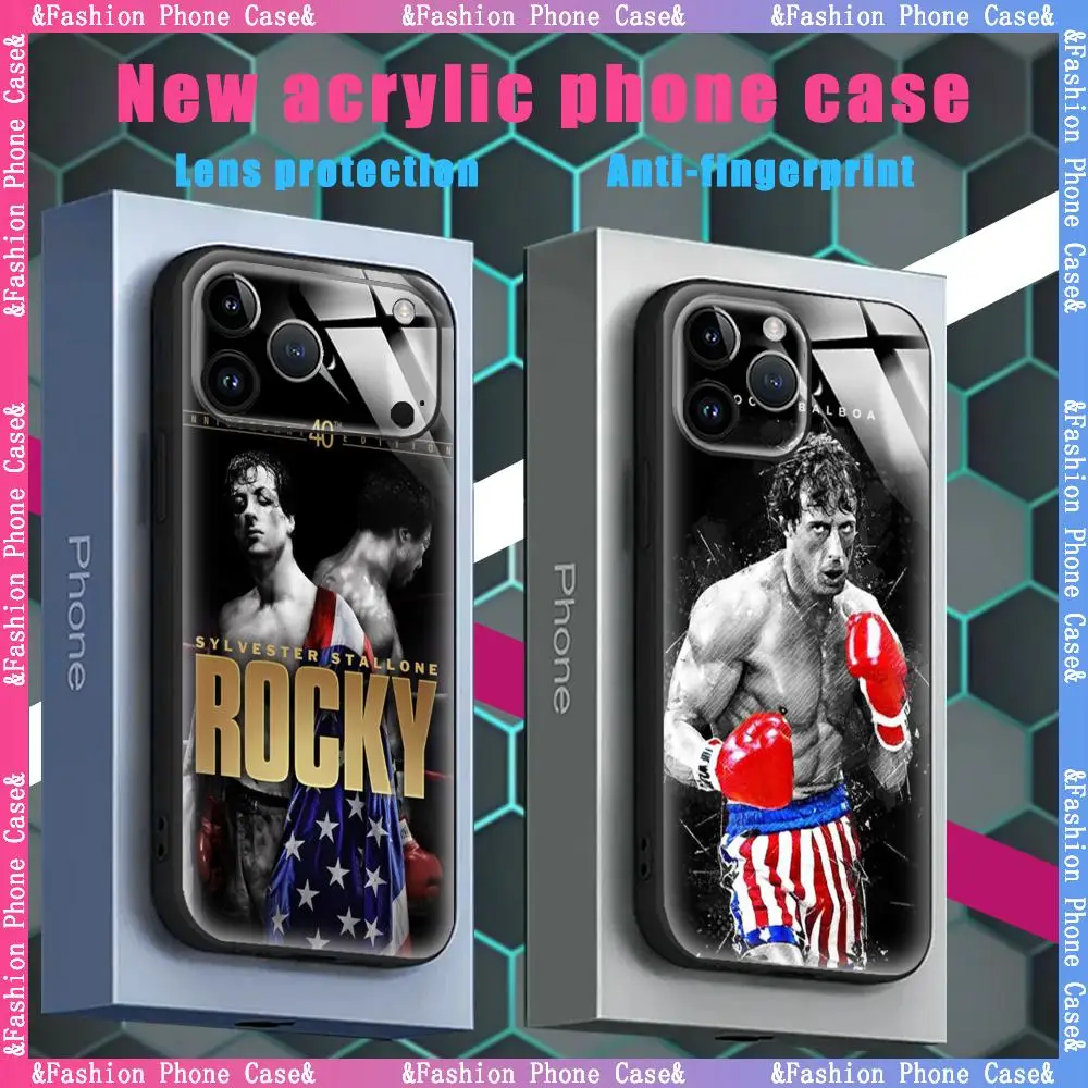 Классический чехол для телефона R-Rocky S-Saga, акрил, мягкий уход для iPhone 17, air 16, e 15, 14, 13, 12, 11 Plus Mini Pro Max