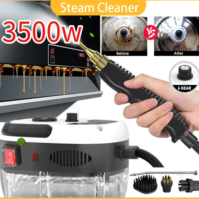 

New High Pressure Steam Cleaner 2500W 110V/220V Home Steam Cleaner Disinfect Air Conditioner Kitchen Hood Car Degreasing