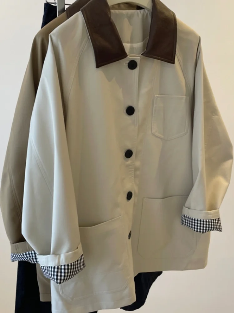 معطف ort Jaet للسيدات كاجوال كوري Sle شتوي وصل حديثًا قميص فريد من نوعه عالي الجودة للتنقل فضفاض مناسب