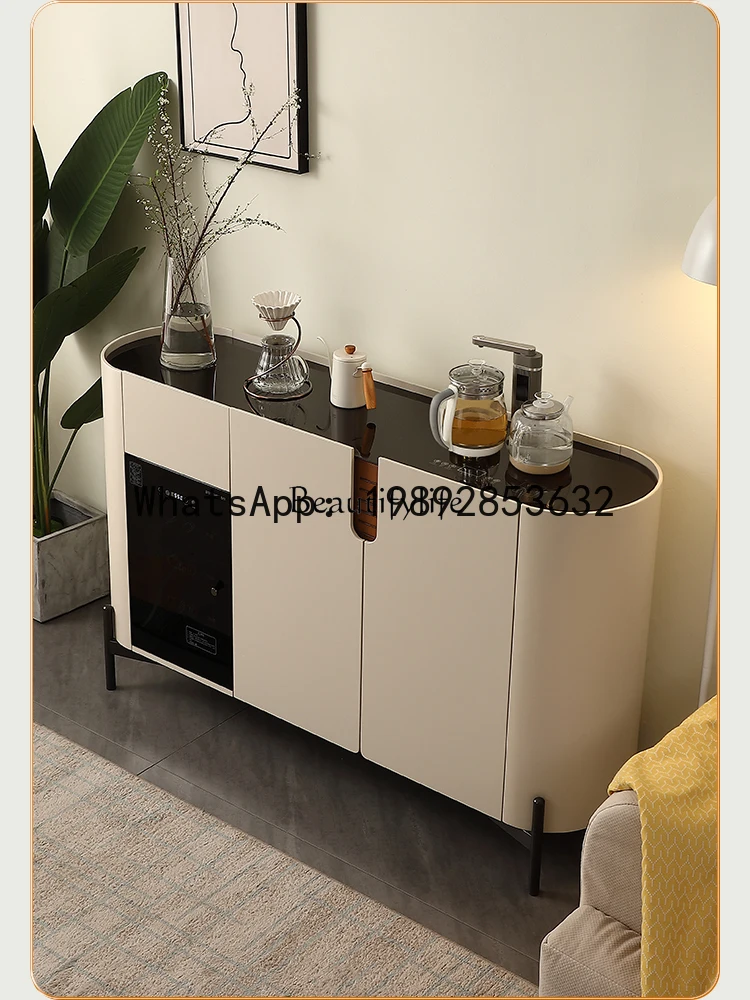 LYY  Cream light luxury solid wood tea bar machine cabinet household automatic new high-end smart