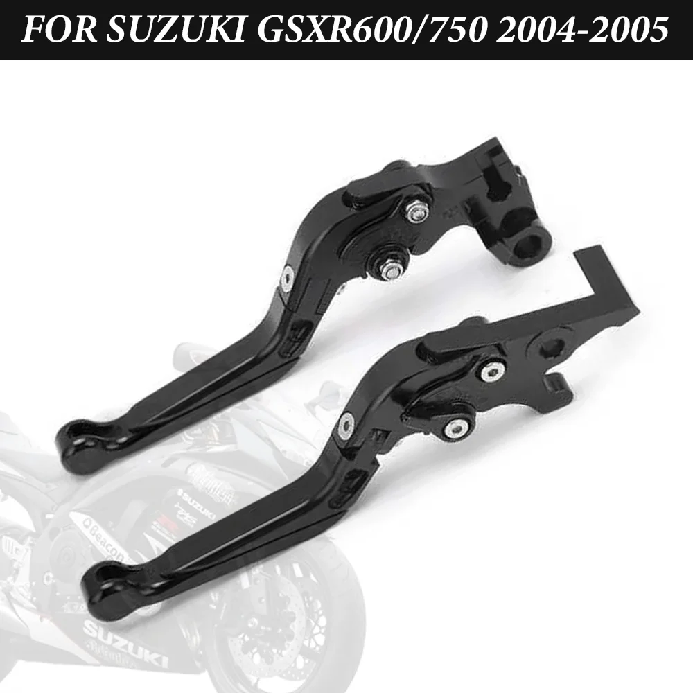 

Motorcycle CNC Adjustable Brake Clutch Lever Levers For Suzuki GSX-R GSXR 600 750 GSXR600 GSXR750 2004 2005